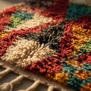 Berber Red Cream Rug