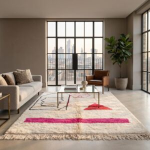 Berber Ivory Beni Ourain Rug