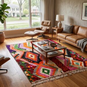 Berber Colorful Boujaad Rug
