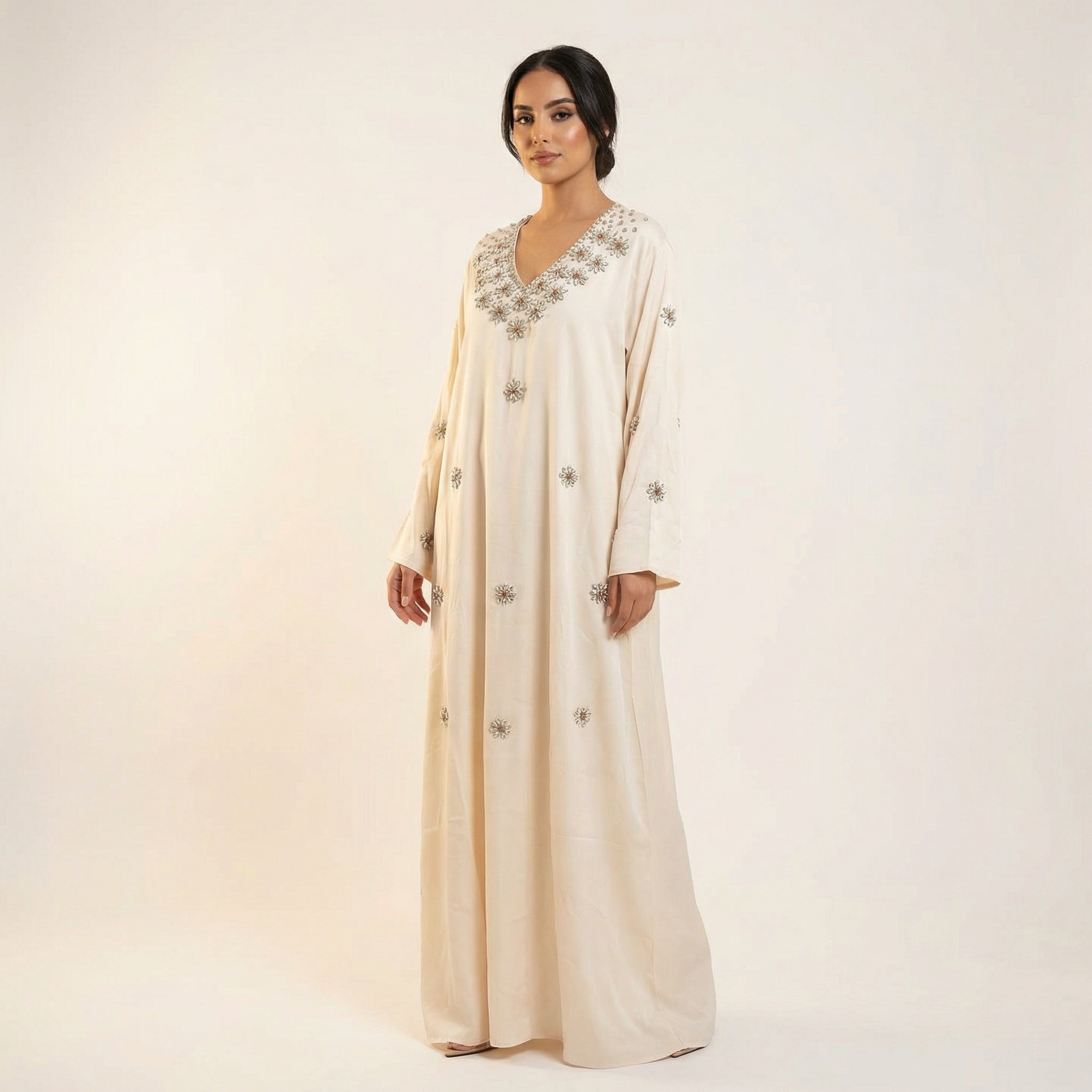 Jalabiya - Beige Motif