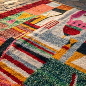 Berber Colorful Boujaad Rug