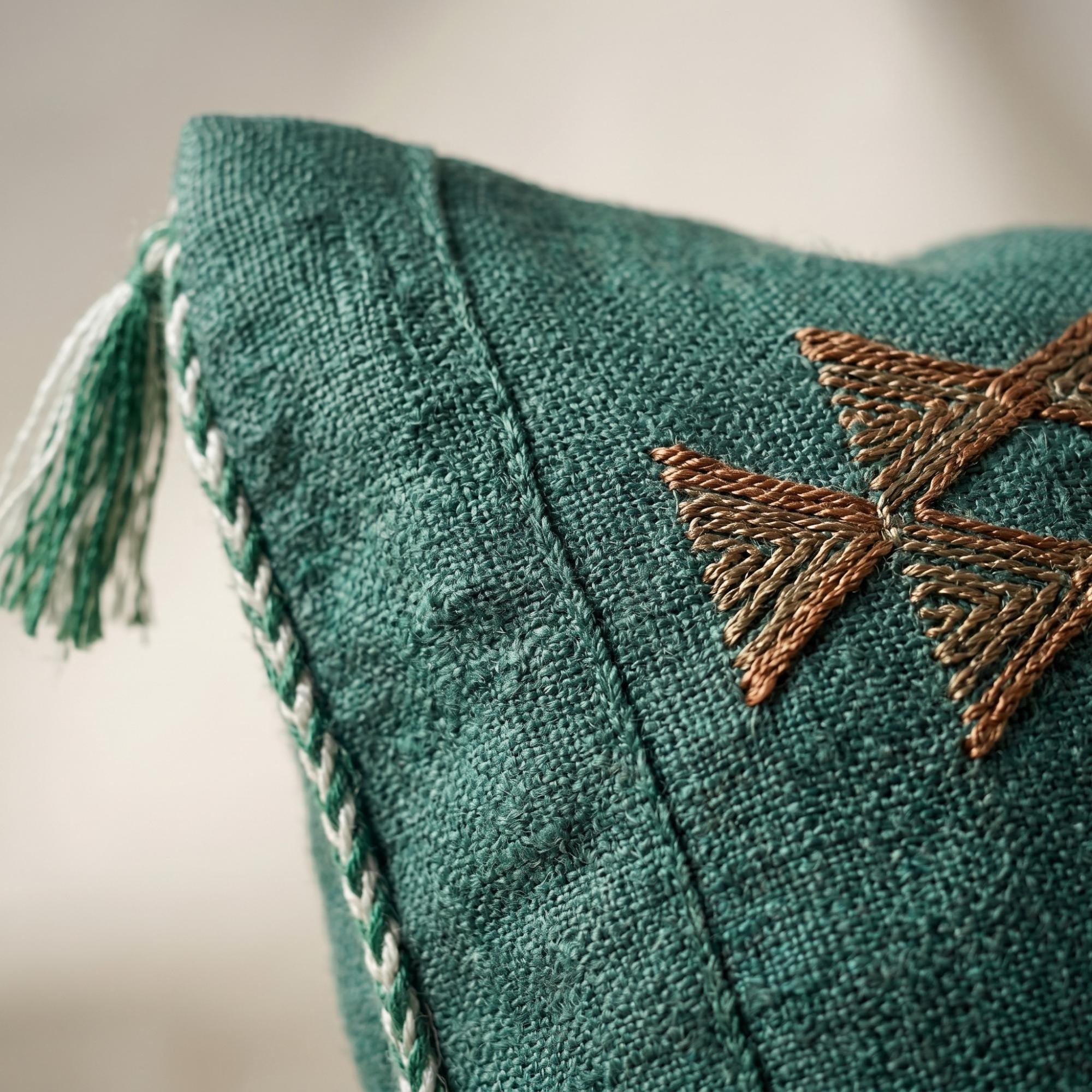 Amazigh Cactus Silk Pillow