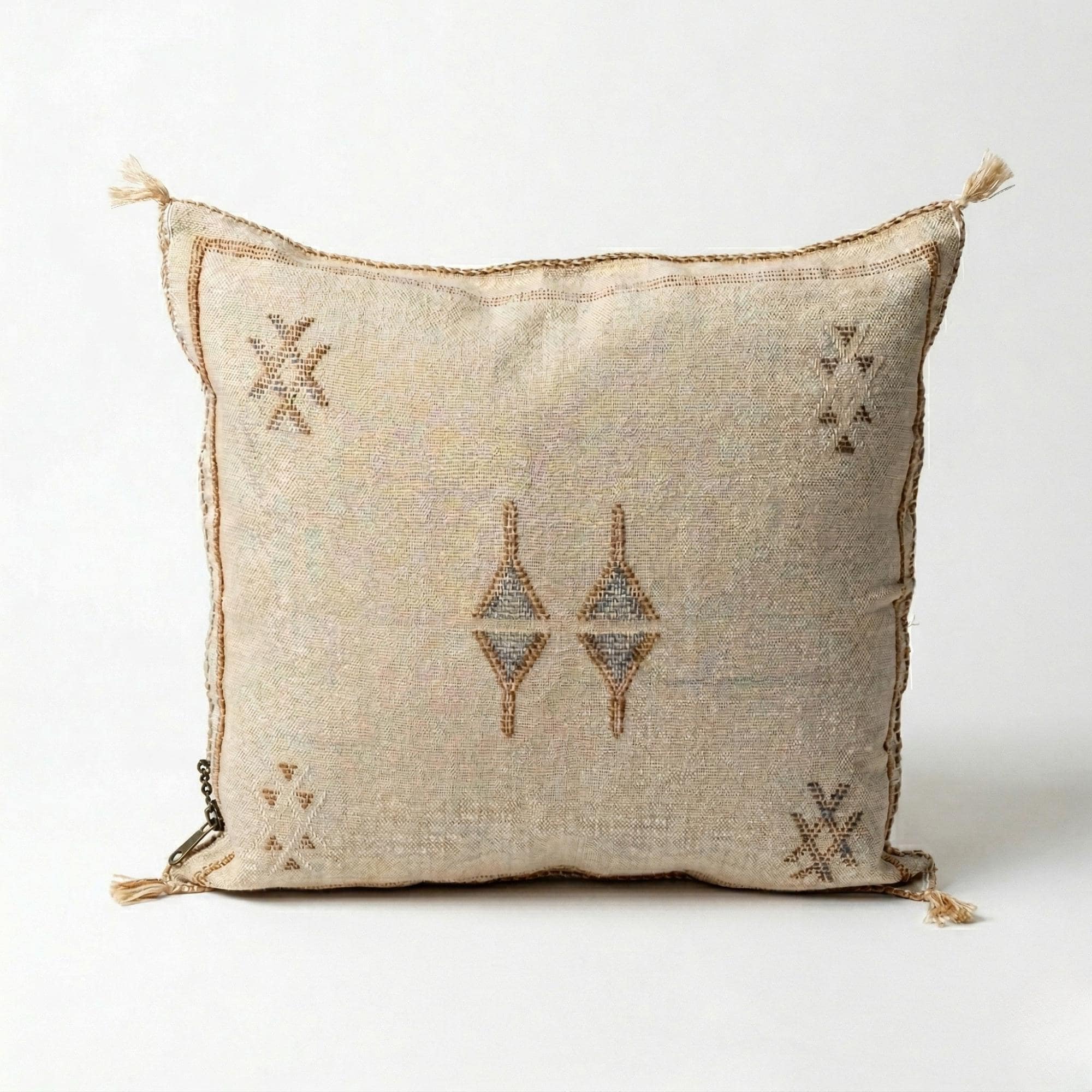 Berber Beige Cactus Pillow