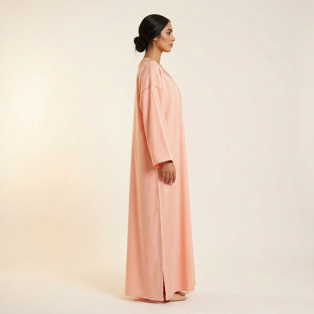 Women's Dress - Berber Gold Embroidered Cultural Occasion Wear