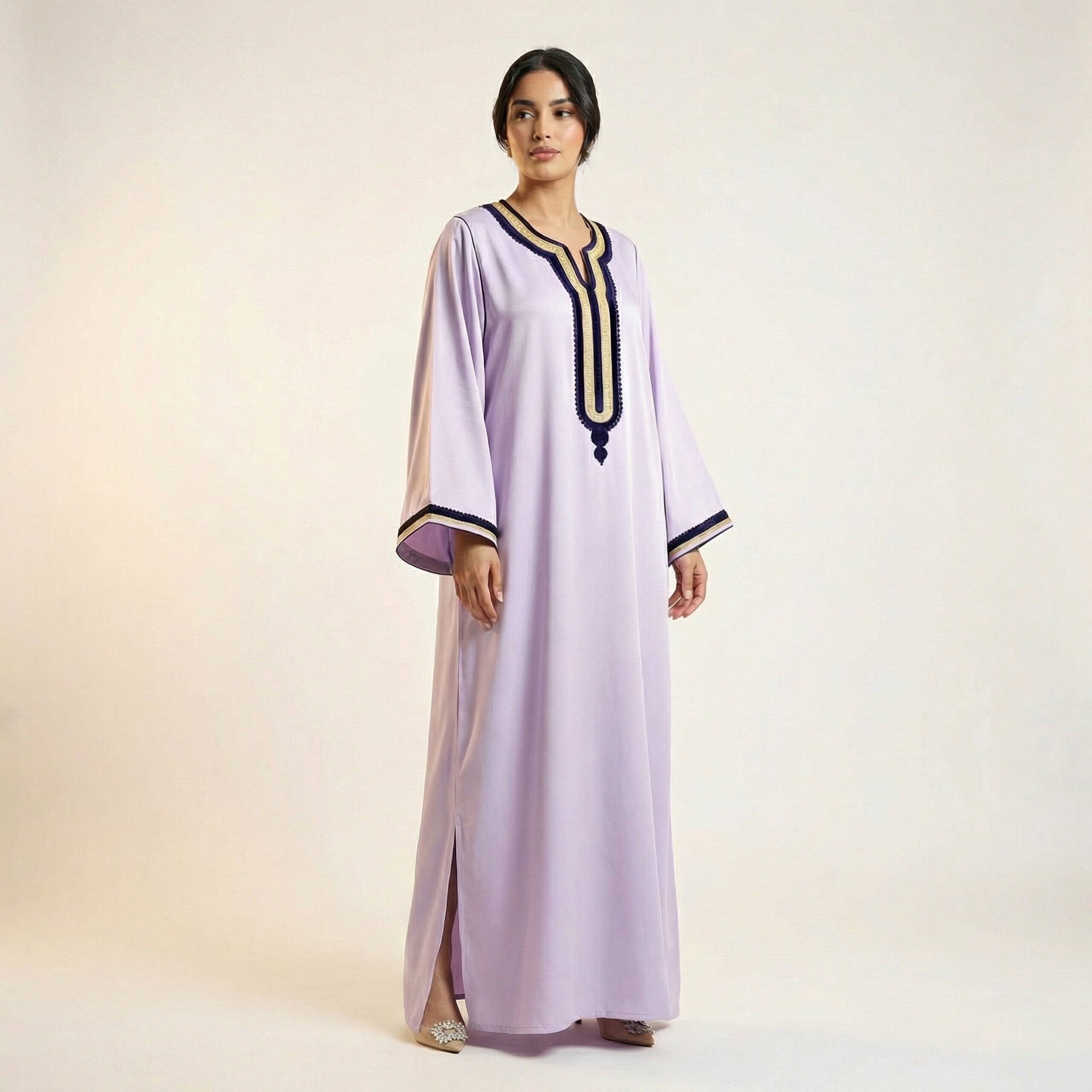 Lavender Kaftan - Amazigh Gold Occasion Wear