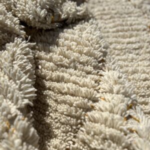 Beni Ourain Rug - Ivory Gold Wool Rug - Handmade Diamond Rug - Neutral Boho Area Rug - Berber Carpet - Multiple Sizes