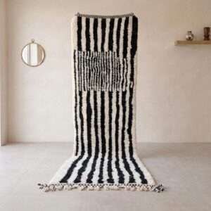 Berber Black White Rug