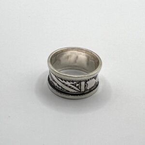 Handmade Sterling Silver Tuareg Ring: Amazigh Berber Gothic Rock Tribal Jewelry