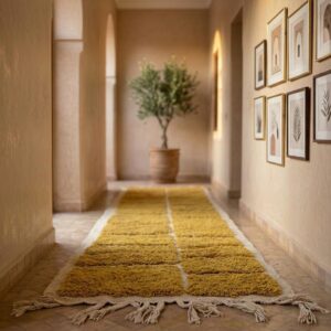 Berber Mustard Yellow Rug