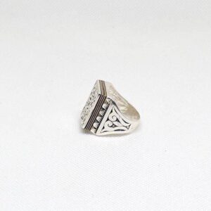 Handmade Tuareg Sterling Silver Ring: Berber Tribal Jewelry