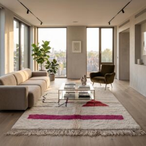Berber Ivory Beni Ourain Rug