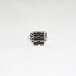 Handmade Berber Ring: Silver Plated Tuareg Tribal Jewelry