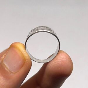 Berber Silver Ring: Handmade Sterling Silver Yaz Symbol - Boho Tribal Jewelry