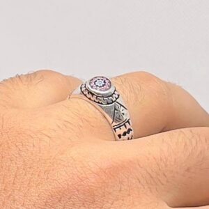 Tuareg Sterling Silver Ring: Handmade Berber Tribal Jewelry