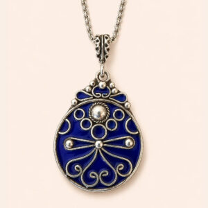 Djedjiga Necklace - Amazigh Silver Pendant Jewelry