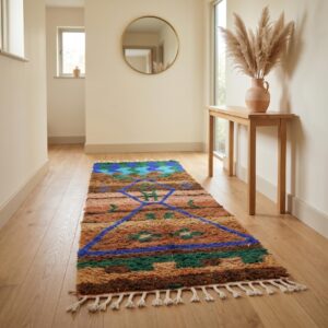 Berber Brown Runner Rug