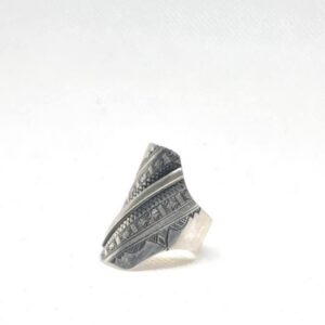Berber Sterling Silver Ring: Handmade Engraved Tribal Jewelry, African Tuareg Ring