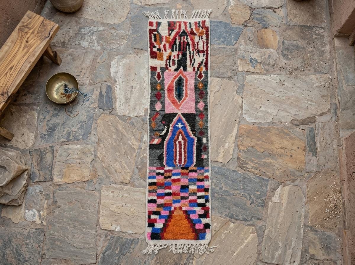 Berber Abstract Boujaad Rug