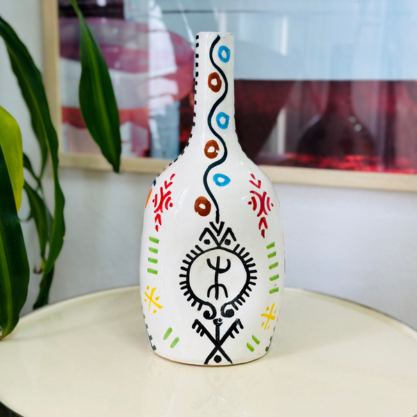 bouteille Vase - Amazigh Decorative Pottery
