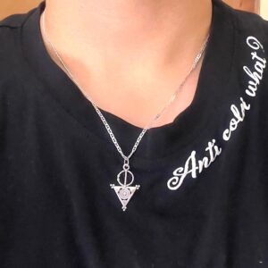 Berber Sterling Silver Tizerzai Necklace: Amazigh Fibula Pendant