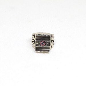 Handmade Berber Tuareg Ring: Metal Silver Plated Ethnic Tribal Jewelry