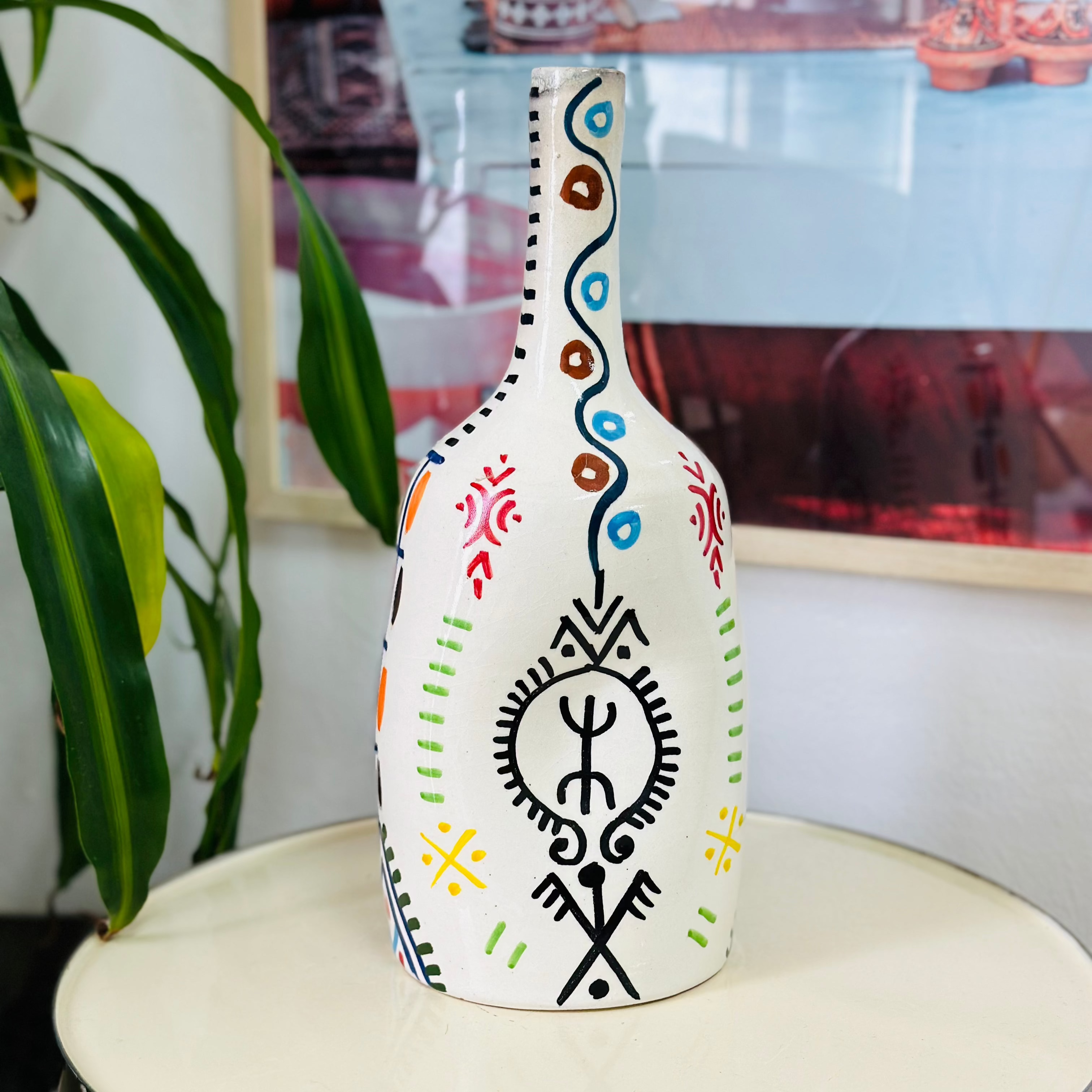 bouteille Vase - Amazigh Decorative Pottery