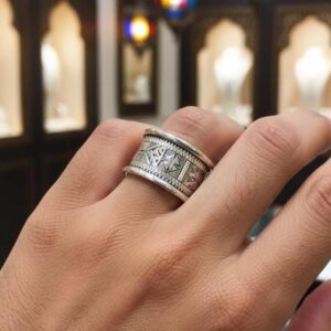 Handmade Sterling Silver Tuareg Ring: Berber Tribal Jewelry