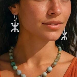 Kabyle Tuareg Sterling Silver Amazigh Yaz Earrings: Berber Jewelry