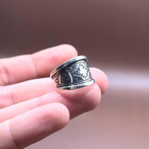 Bague Touareg en Argent Ethnique Amazigh