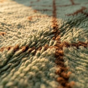 Berber Sage Green Beni ourain Rug