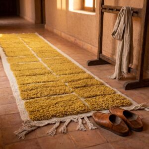 Berber Mustard Yellow Rug