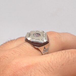 Tuareg Sterling Silver Ring: Berber Ethnic Tribal Jewelry