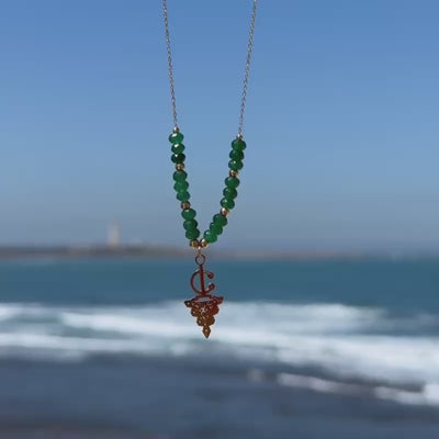 Maisa Necklace - Amazigh Linen Pendant Jewelry