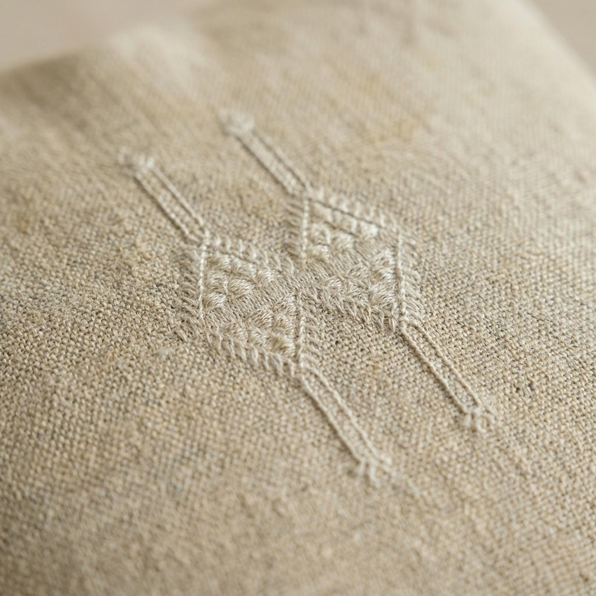 Berber Beige Cactus Silk Handmade Sabra Cushion Pillow