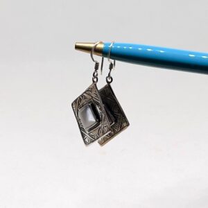 Tuareg Berber Sterling Silver Earrings: Dangle Handmade African Tribal Jewelry