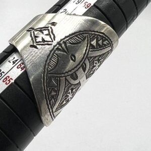 Sterling Silver Berber Amazigh Yaz Ring: Tribal Tuareg Boho Jewelry (Size 10 US)