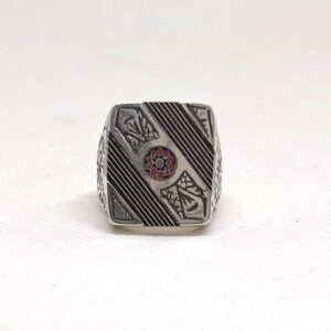 Tuareg Sterling Silver Ring: Handmade Berber Tribal Jewelry