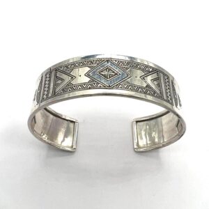 Berber Sterling Silver Tuareg Cuff Bracelet: Hand-Engraved African Tribal Bangle, Boho Ethnic African Hammered Jewelry