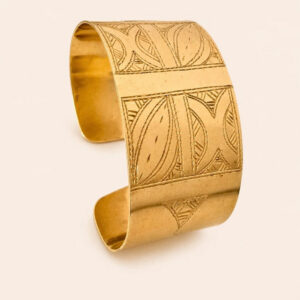 Amazigh Brass Motif Bracelet – Atlas Motif Bracelet