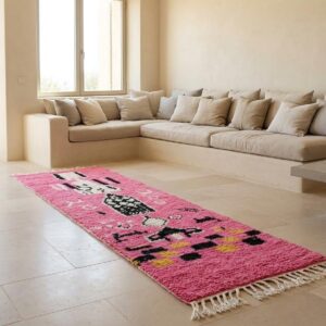 Amazigh Hot Pink Rug