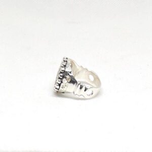 Handmade Berber Silver Plated Ring: Tribal Jewelry