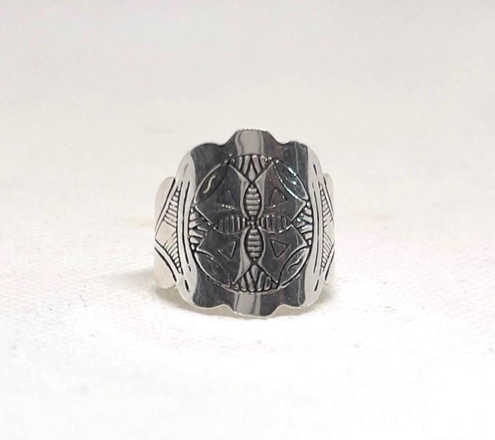Handmade Sterling Silver Tuareg Ring: Berber Tribal Jewelry