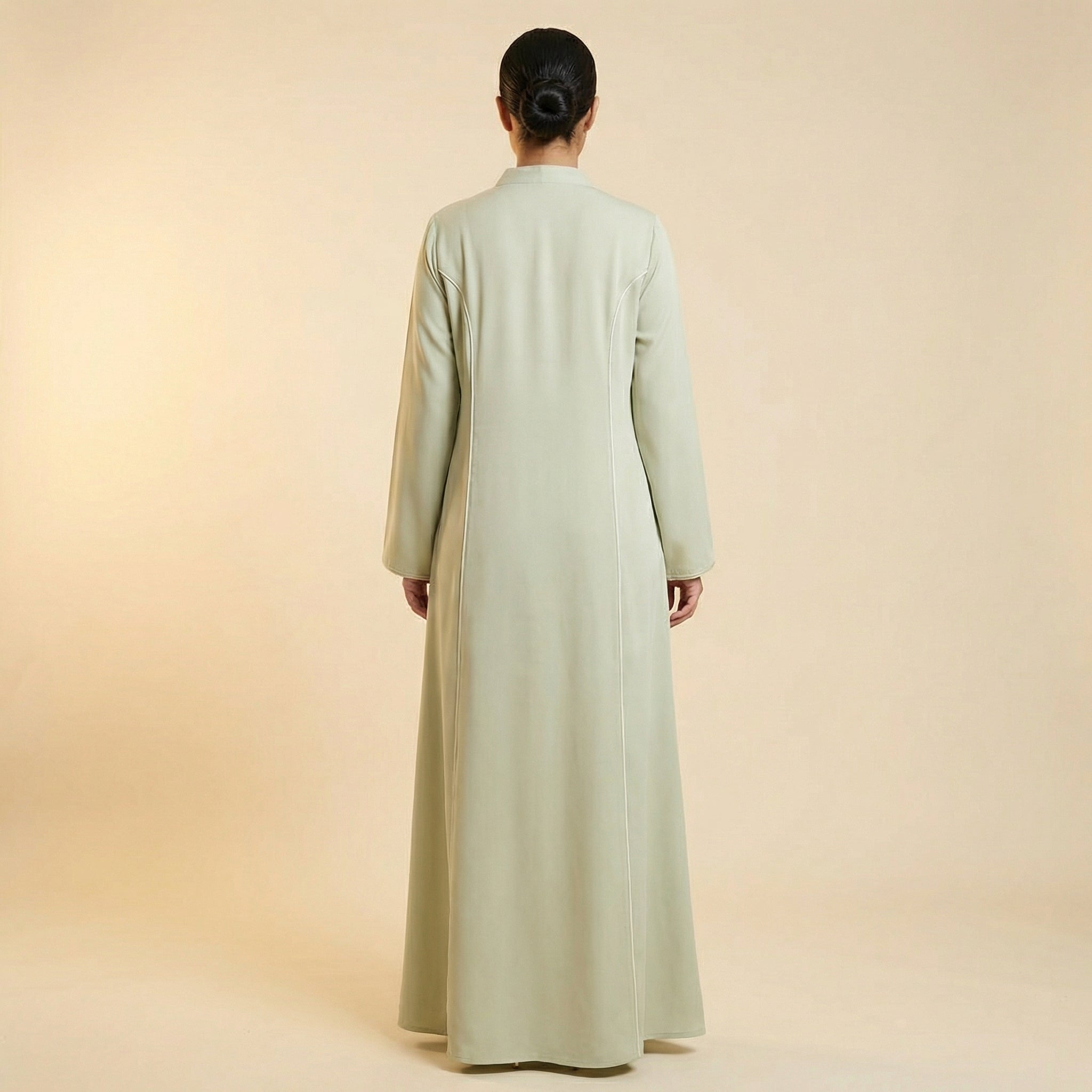 Saudi Gold Embroidery Elegance Dress - Amazigh Occasion Wear Style