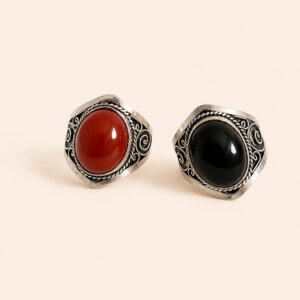 Berber Silver Diamond Ring – Symbolic Berber Finger Jewelry
