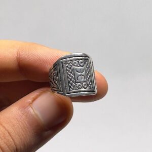 Berber Silver Ring: Handmade Sterling Yaz Symbol, Boho Tribal Jewelry