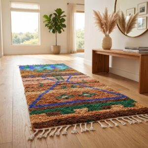Berber Brown Runner Rug