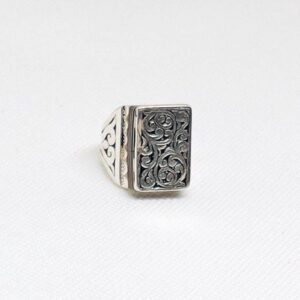 Handmade Tuareg Sterling Silver Ring: Berber Tribal Jewelry