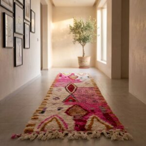 Amazigh Pink Runner Rug
