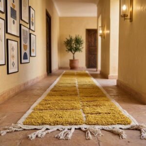 Berber Mustard Yellow Rug