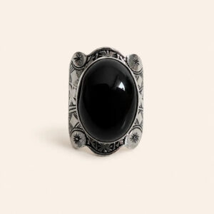 Berber Silver Tribal Ring – Moroccan Heritage Ring
